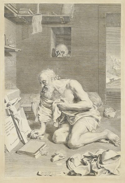 San Girolamo da Claude Mellan