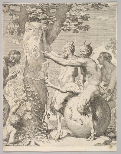 Satiro, prima del 1645 da Claude Mellan