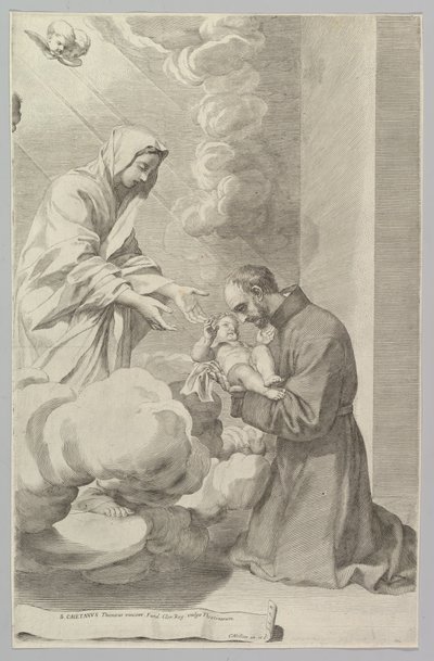 San Gaetano, Fondatore dei Teatini da Claude Mellan