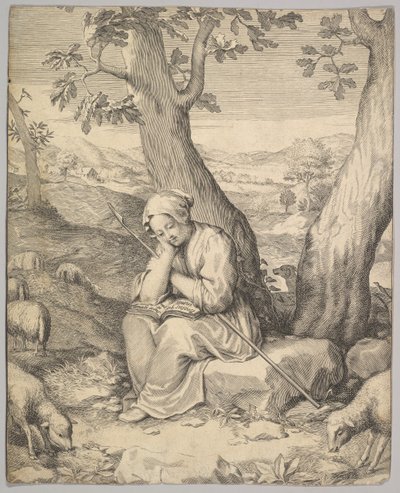 Santa Genoveffa da Claude Mellan