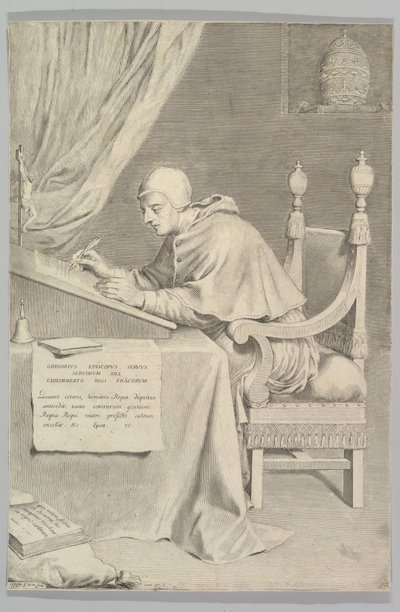 San Gregorio da Claude Mellan