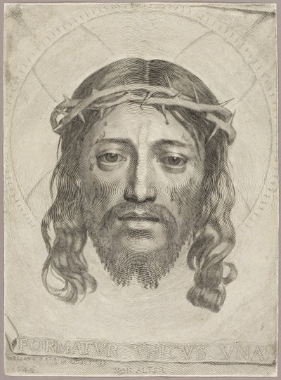Il Sudario di Santa Veronica da Claude Mellan