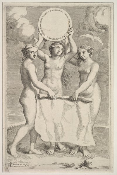 Le tre Grazie da Claude Mellan