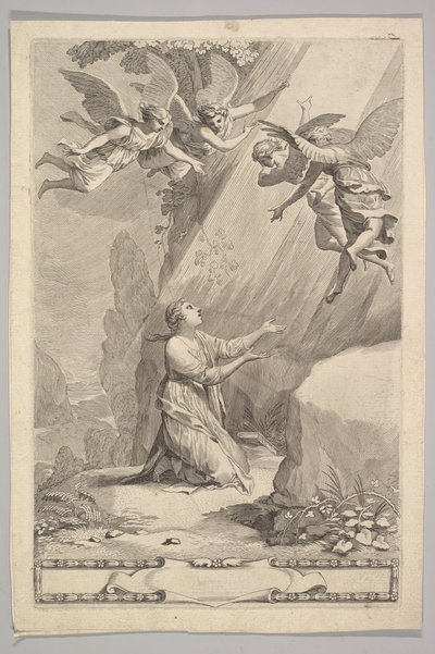 Pagina del Titolo per François de Sales, Introduzione alla Vita Devota da Claude Mellan