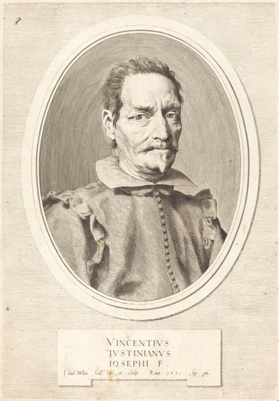 Vincenzo Giustiniani da Claude Mellan