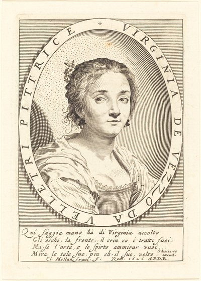 Virginia da Vezzo da Claude Mellan