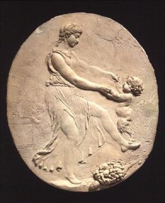 Baccante e un satiro infante da Claude Michel Clodion