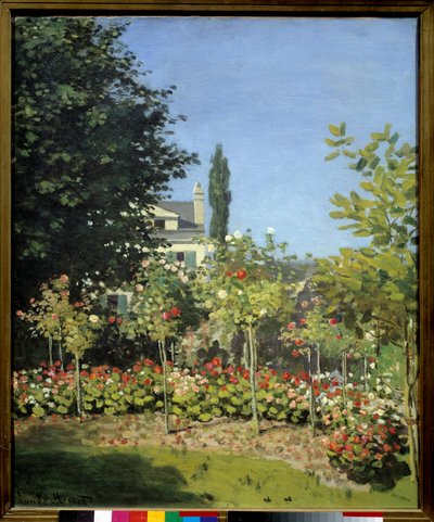 Un giardino fiorito a Sainte Adresse da Claude Monet