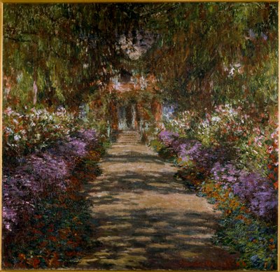 Viale nel giardino di Giverny da Claude Monet
