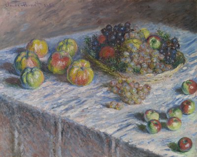 Mele e uva, 1880 da Claude Monet