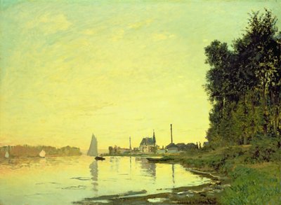 Argenteuil, alla fine del pomeriggio, 1872 da Claude Monet