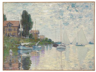 Au Petit-Gennevilliers, 1874 da Claude Monet