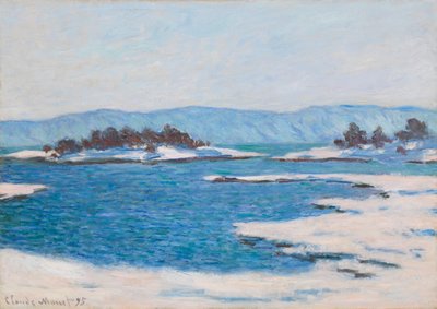 Al bordo del fiordo di Christiania da Claude Monet