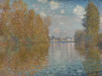 Effetto autunnale ad Argenteuil, 1873 da Claude Monet
