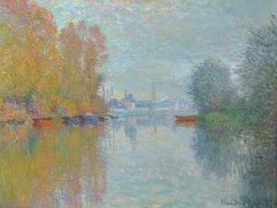 Autunno sulla Senna, Argenteuil 1873 da Claude Monet