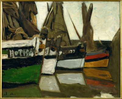 Barche da pesca, Honfleur da Claude Monet