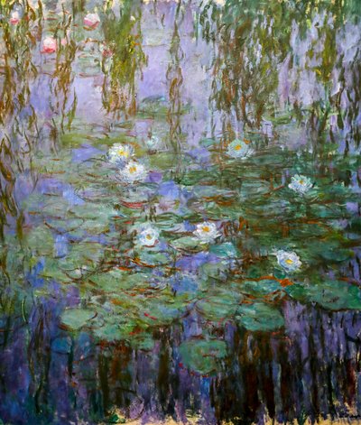 Ninfee blu (dettaglio) da Claude Monet