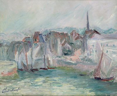 Barche nel Porto di Honfleur, 1917 da Claude Monet
