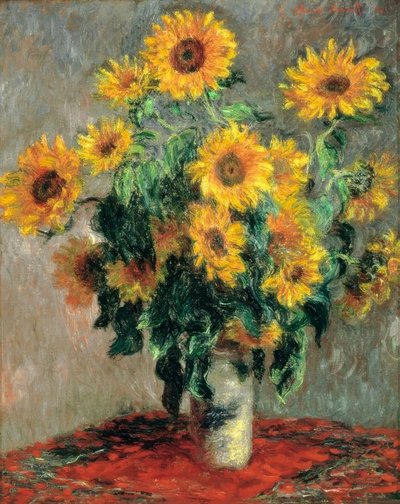 Bouquet di girasoli da Claude Monet
