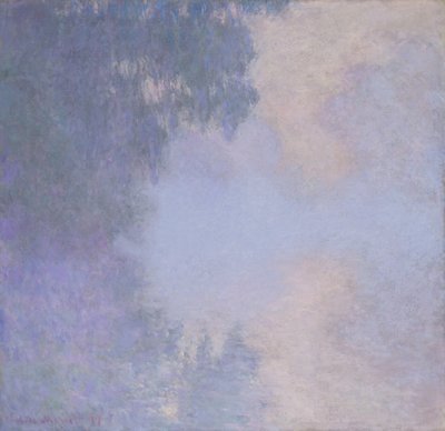 Ramo della Senna vicino a Giverny, nebbia da Claude Monet