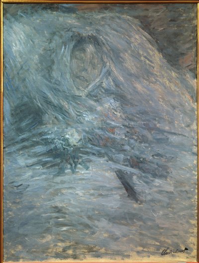 Camille sul letto di morte da Claude Monet