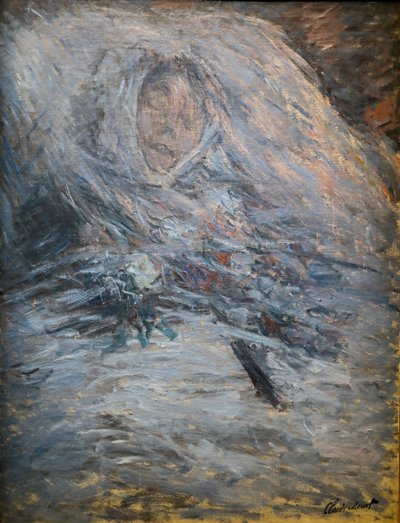 Camille sul letto di morte da Claude Monet
