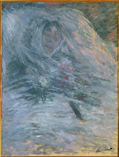 Camille sul letto di morte (olio su tela) da Claude Monet