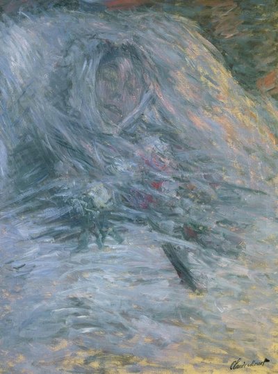 Camille sul letto di morte da Claude Monet