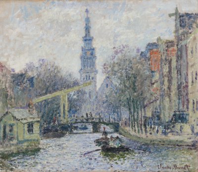 Canale ad Amsterdam, 1874 da Claude Monet