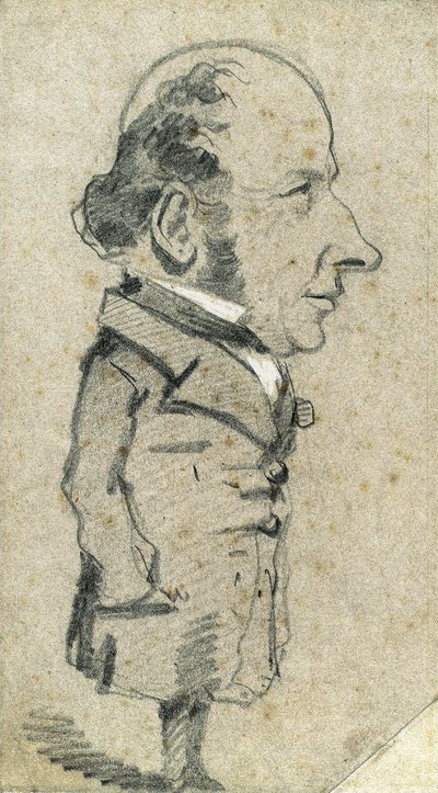 Caricatura di Eugène Marcel da Claude Monet
