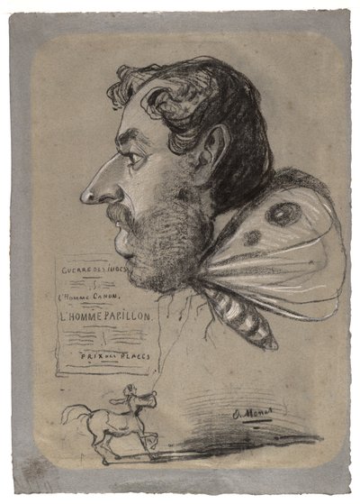 Caricatura di Jules Didier da Claude Monet