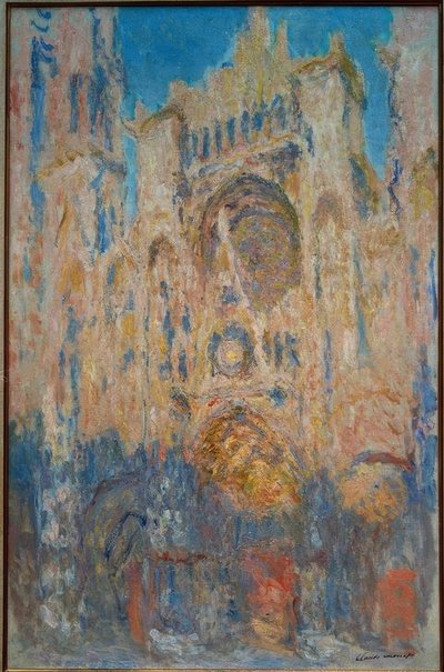 Cattedrale di Rouen. Effetto del sole, fine giornata da Claude Monet