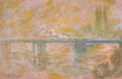 Ponte di Charing-Cross a Londra da Claude Monet