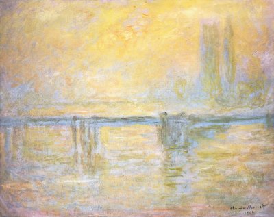 Ponte di Charing Cross, Nebbia, 1902 da Claude Monet