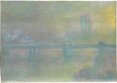 Ponte di Charing Cross, Londra, 1901 da Claude Monet