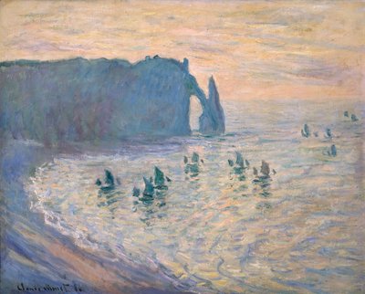 Scogliere a Étretat da Claude Monet