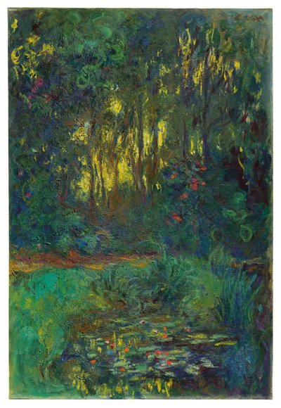 Angolo del bacino delle ninfee, c.1918-19 da Claude Monet