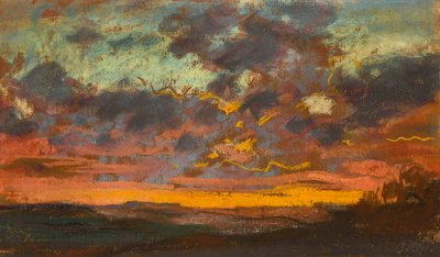 Tramonto, c. 1868 da Claude Monet