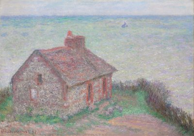 La casa del doganiere, effetto rosa da Claude Monet