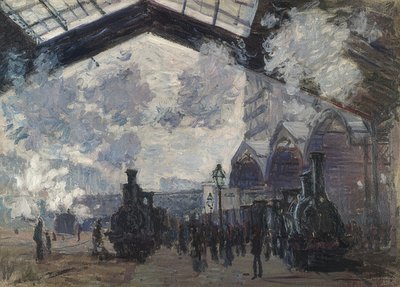 La Gare Saint Lazare da Claude Monet