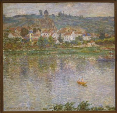 La città di Vetheuil da Claude Monet