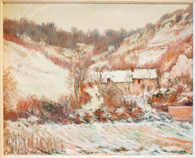 Effetto della neve a Falaise da Claude Monet