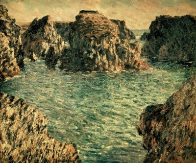 Entrata di Port-Goulphar, Belle-Ile da Claude Monet