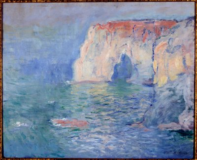 Etretat, la Manneporte, riflessi sull