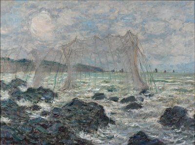 Reti da Pesca a Pourville da Claude Monet