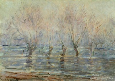Inondazione a Giverny, c.1896 da Claude Monet