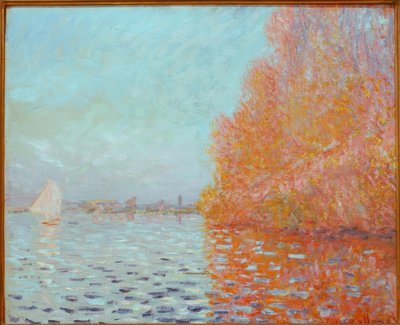 Paesaggio fluviale, autunno da Claude Monet
