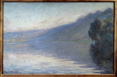 Nebbia sulla Senna a Port Villiez da Claude Monet