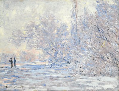 Gelo a Giverny, 1885 da Claude Monet