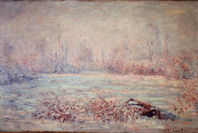 Gelo vicino a Vetheuil (dettaglio) da Claude Monet